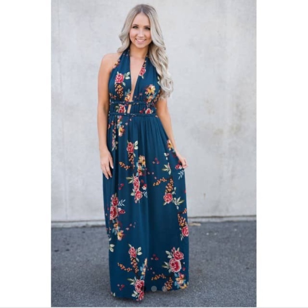 NanaMacs Kissed By You Braided Maxi Dress
